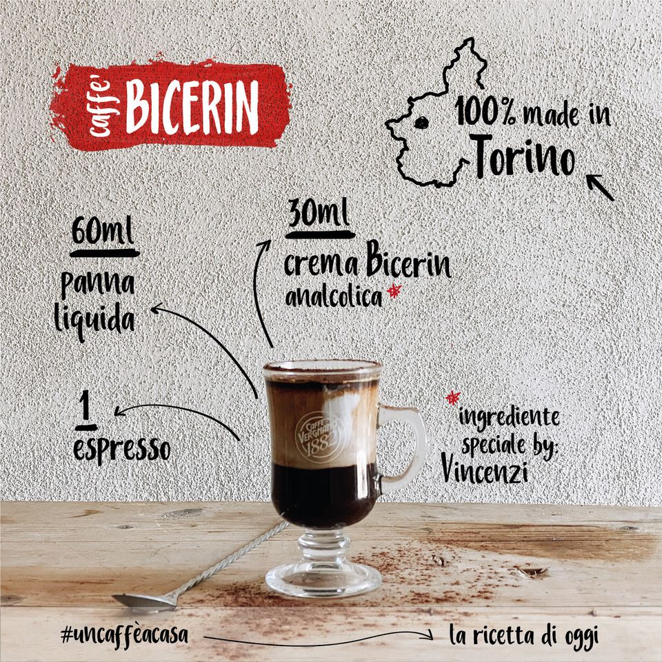 Drink al caffè: la ricetta del Bicerin