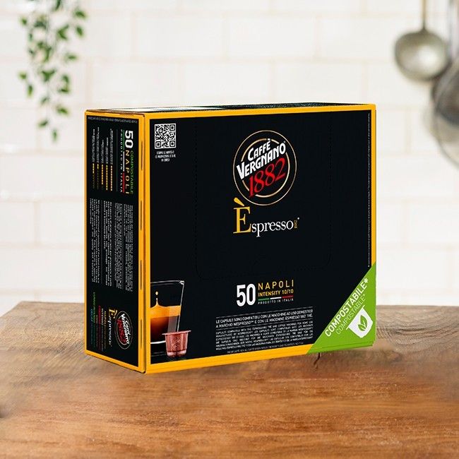 50 Capsule Compatibili Nespresso Napoli