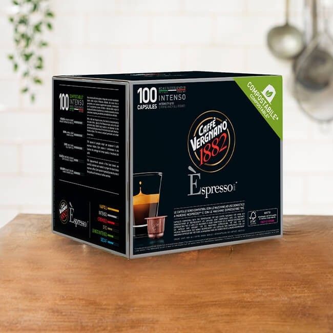 100 Capsule Compatibili Nespresso Intenso