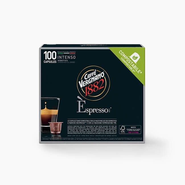 100 Capsule Compatibili Nespresso Intenso