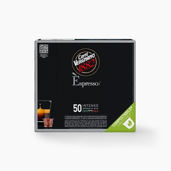 50 Capsule Compatibili Nespresso Intenso