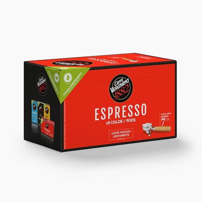 18 cialde Espresso Vergnano