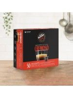 50 Capsule compostabili compatibili Nespresso Miscela Cremoso