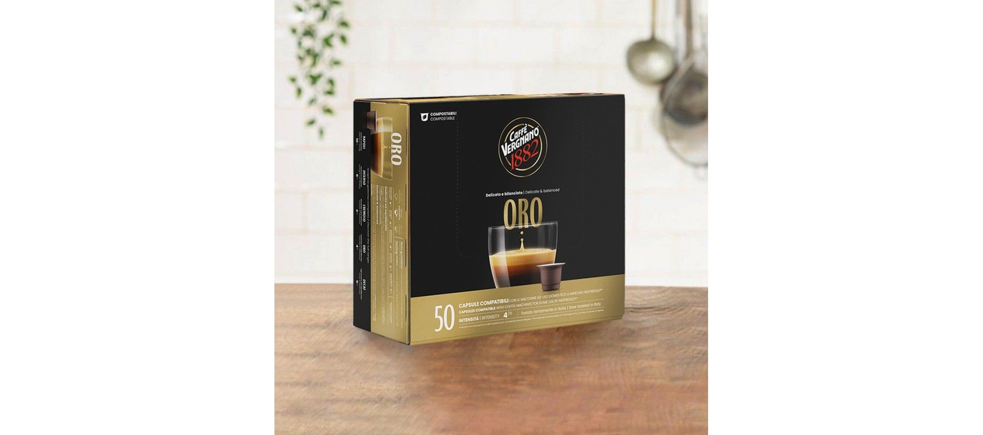 50 Capsule Compatibili Nespresso Oro