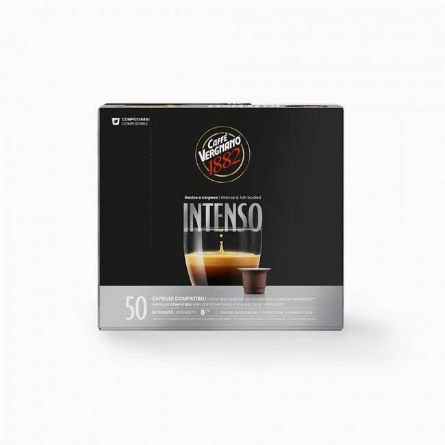 50 Capsule Compatibili Nespresso Intenso