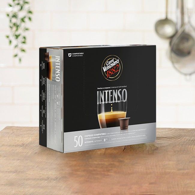 50 Capsule Compatibili Nespresso Intenso