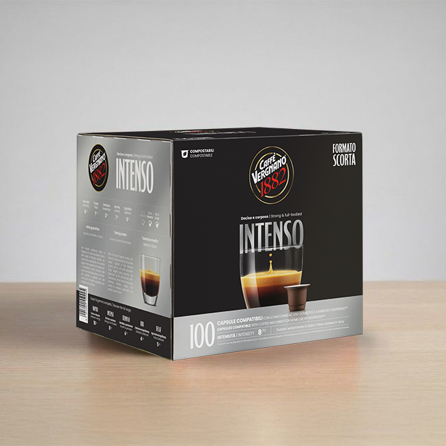 100 Capsule Compatibili Nespresso Intenso