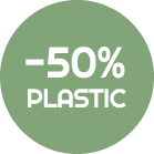 -50% plastic